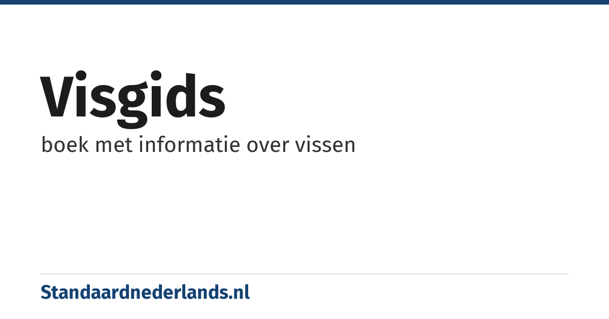 visgids: boek met informatie over vissen