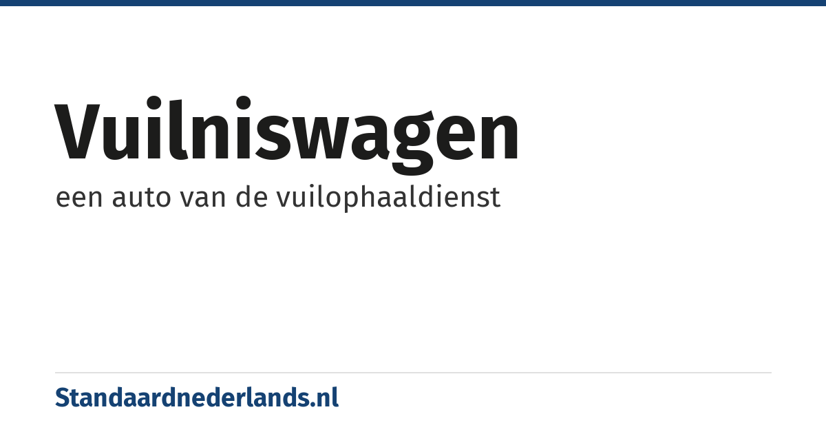 vuilniswagen: een auto van de vuilophaaldienst