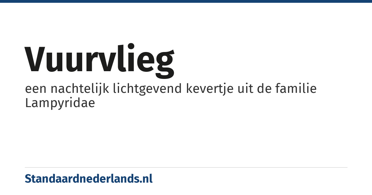 vuurvlieg: een nachtelijk lichtgevend kevertje uit de familie Lampyridae