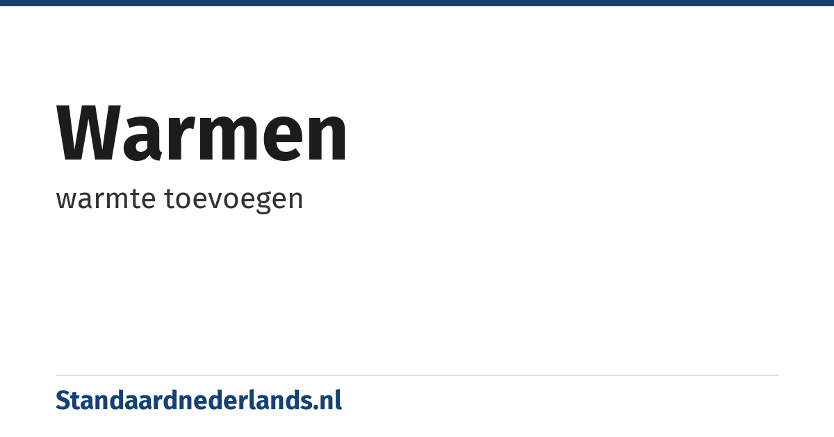 warmen: warmte toevoegen