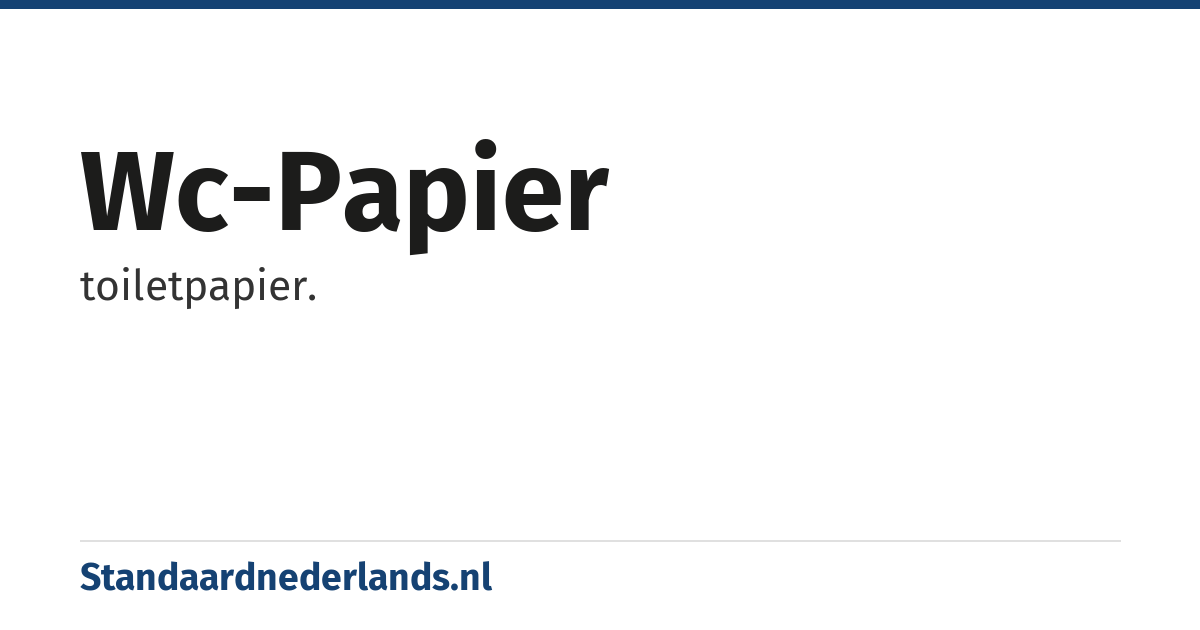 wc-papier: toiletpapier.