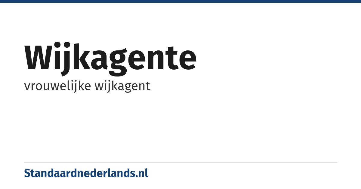 wijkagente: vrouwelijke wijkagent