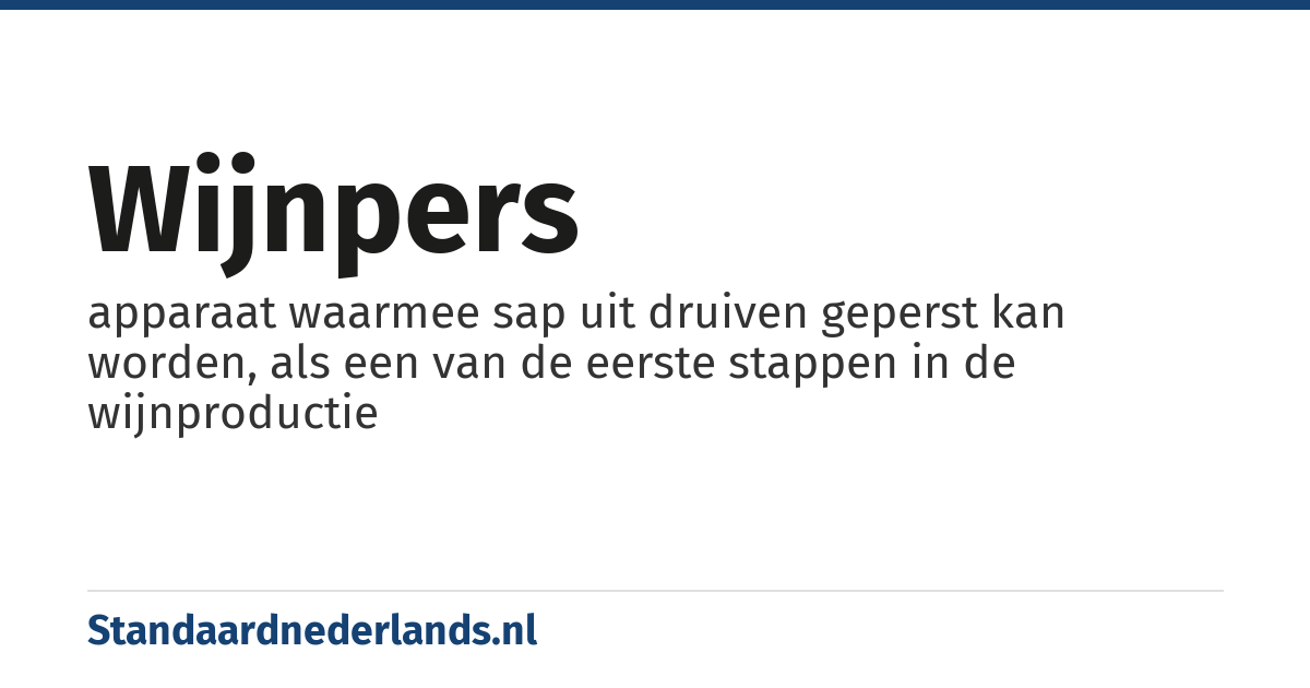 wijnpers: apparaat waarmee sap uit druiven geperst kan worden, als een van de eerste stappen in de wijnproductie