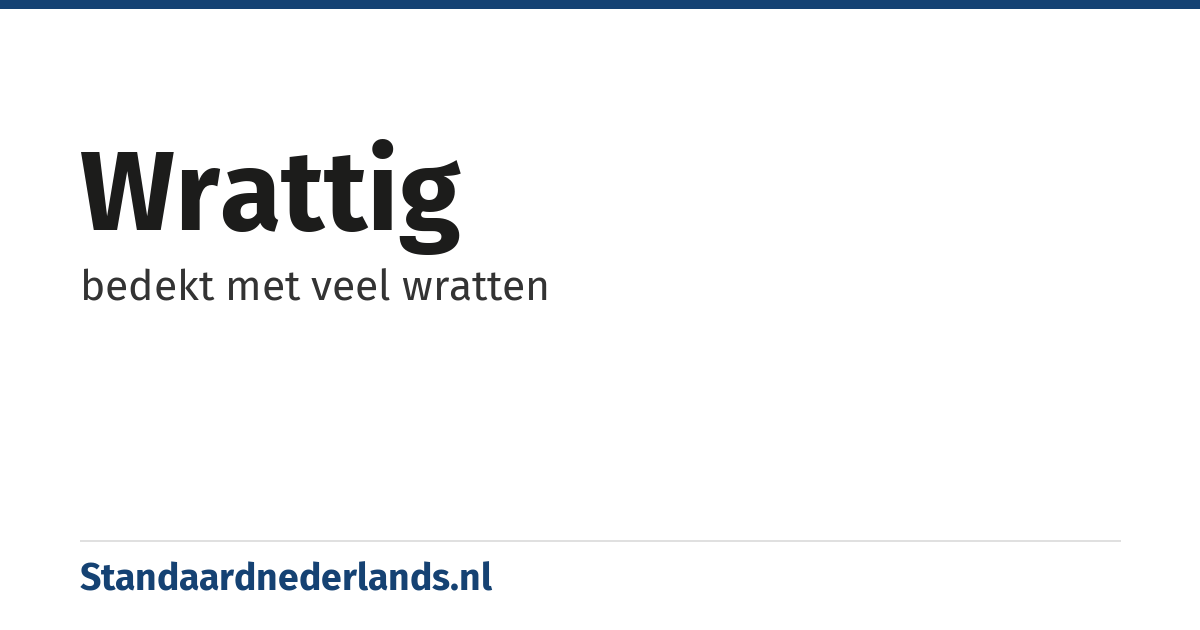 wrattig: bedekt met veel wratten
