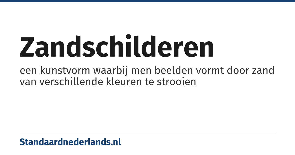 zandschilderen: een kunstvorm waarbij men beelden vormt door zand van verschillende kleuren te strooien
