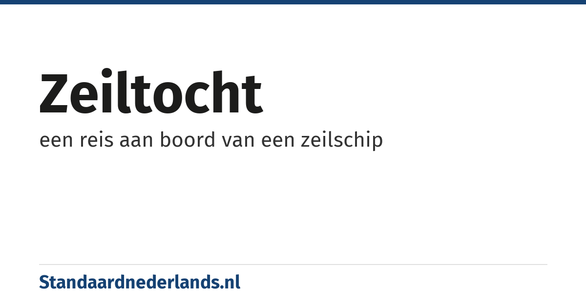 zeiltocht: een reis aan boord van een zeilschip