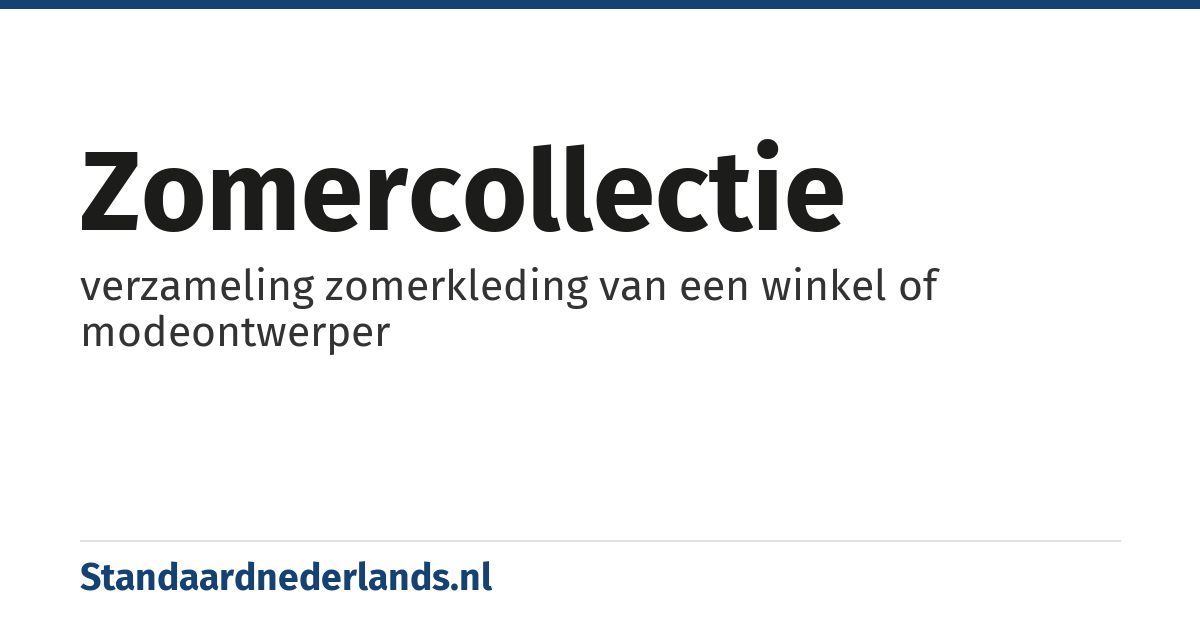 zomercollectie: verzameling zomerkleding van een winkel of modeontwerper