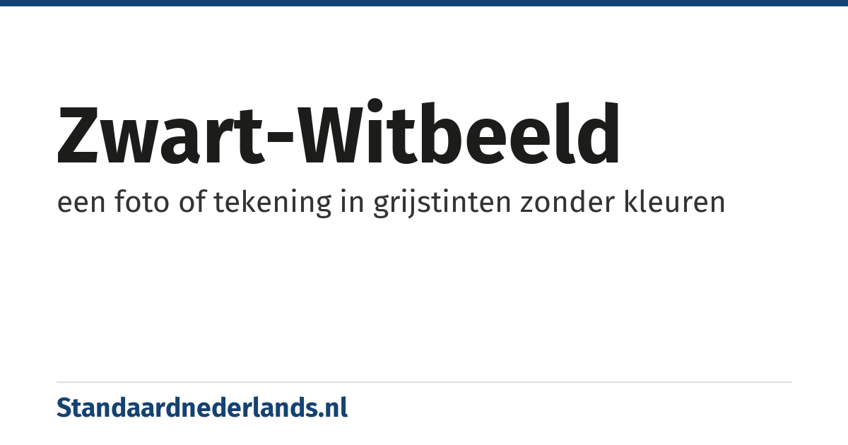 zwart-witbeeld: een foto of tekening in grijstinten zonder kleuren