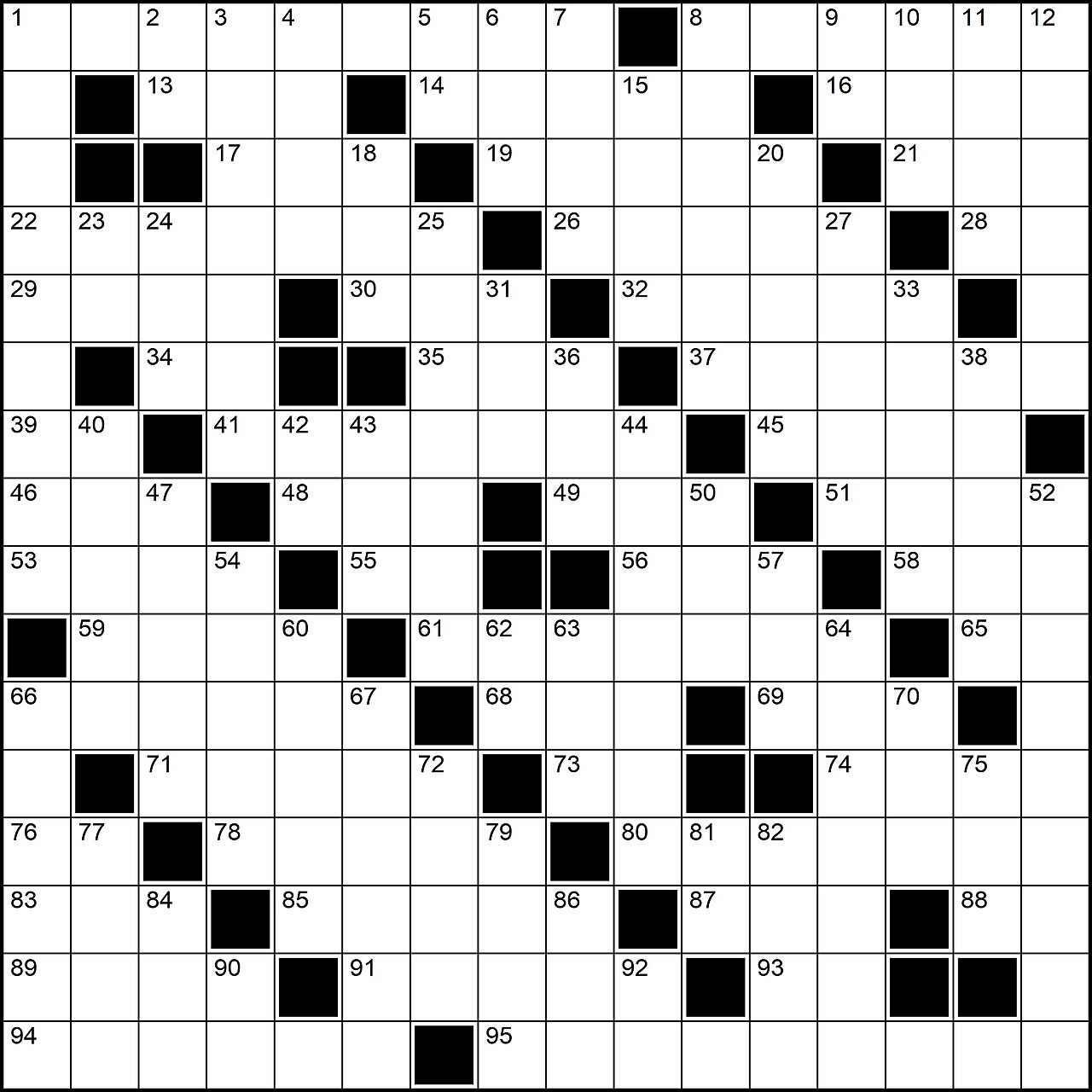 Kruiswoordpuzzel